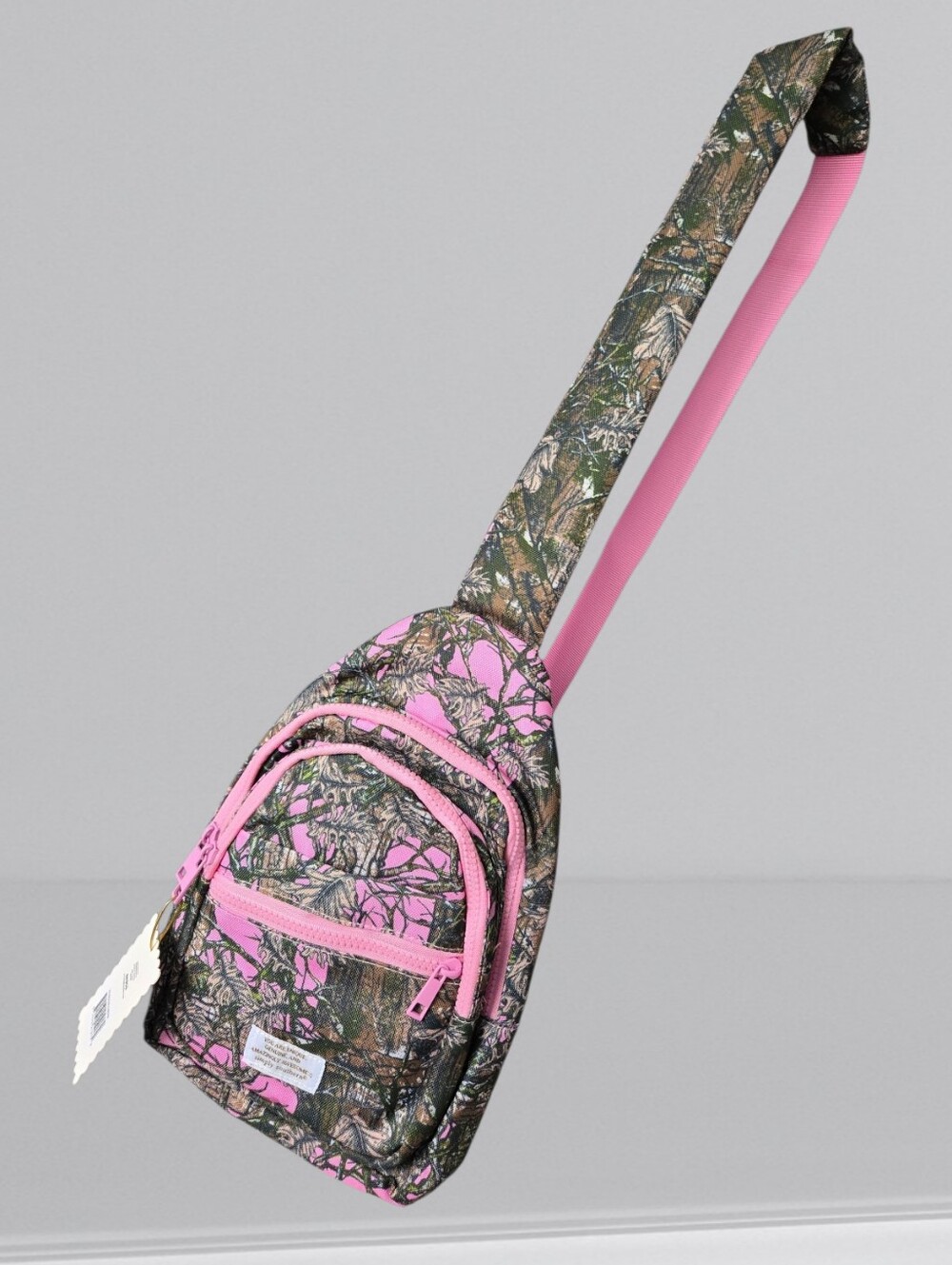 Simply Southern Pink and Green Camo Sling Bag